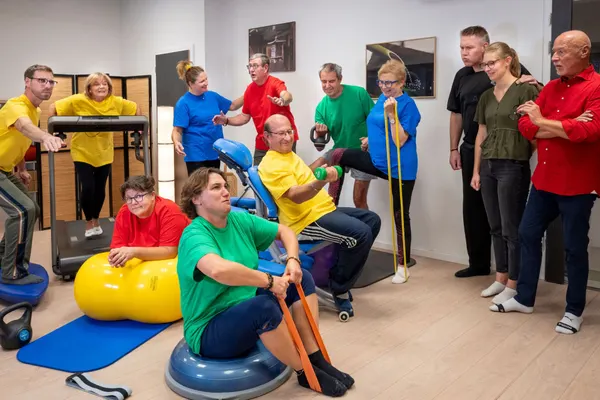 La troupe en répétition