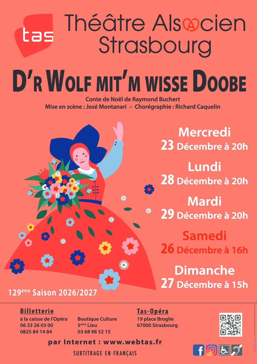 Affiche de D'r Wolf mit'm wisse Doobe